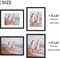 11x14 Picture Frame, Display Pictures 8x10 with Mat or 11x14 Without Mat, Wall Hanging Photo Frame, Black, 1 Pack